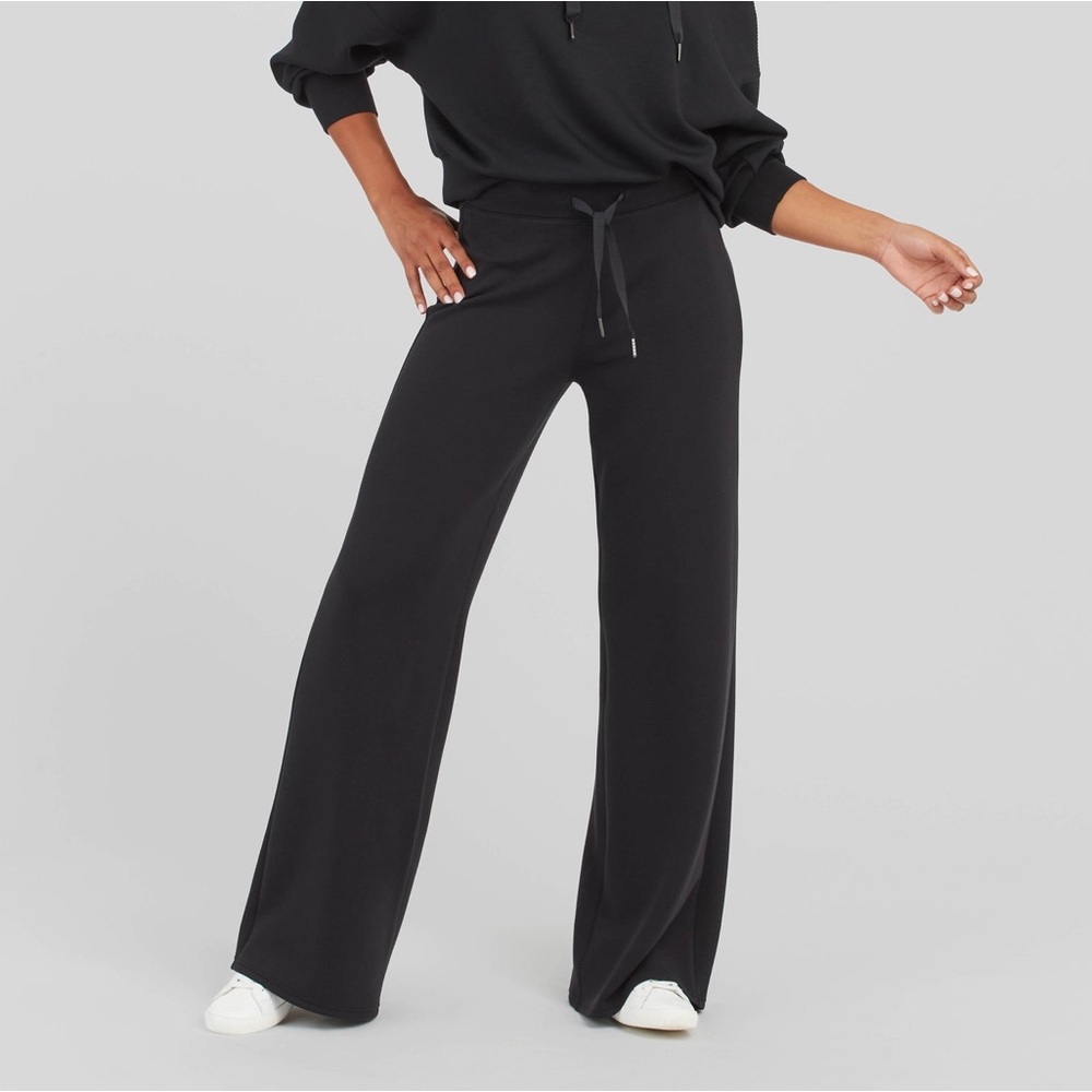 SPANX AirEssentials Wide Leg Pant Very Black Size 1X